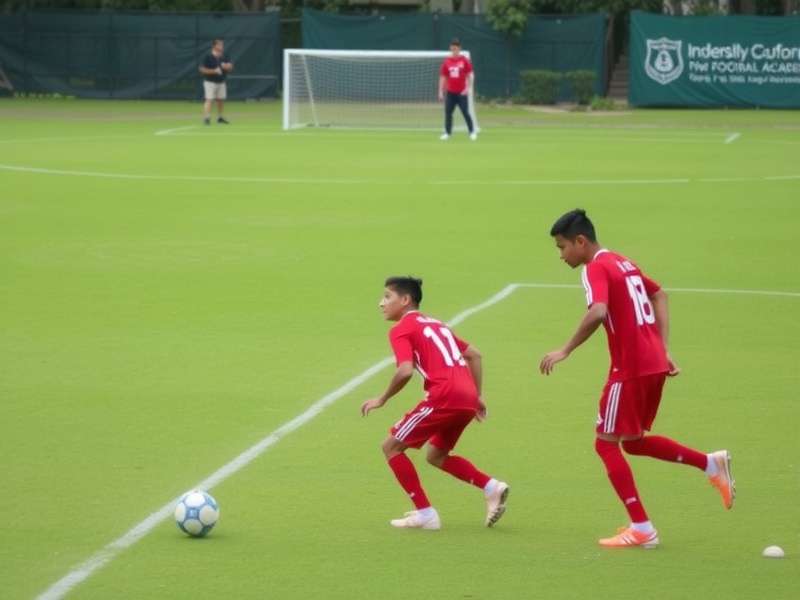 MAS Football Academy team training session